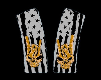 Hell Yeah Skull Hand Flag PMAG Design – LightBurn File – Digital Download Only