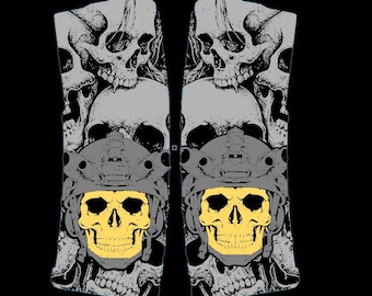 Night Vision Skull PMAG Design | Multi-Layer LightBurn File | Tactical Skull Vector | Fiber Laser Engraving | Digital Download
