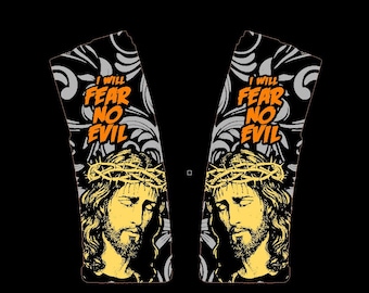 Fear No Evil PMAG Engraving Design | LightBurn File | Religious Christian Art Digital Download | Crown of Thorns Magazine Wrap