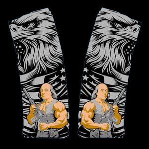 Swole Franklin PMAG Design – LightBurn File – Digital Download for Laser Engraving