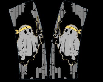 Ghost Commando PMAG Engraving Design | LightBurn File | Cute Tactical Ghost Wrap | Laser Engraving Digital Download