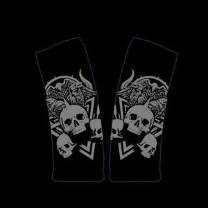 Skull and Crows PMAG Design – LightBurn File – Digital Download for Laser Engraving