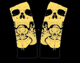 Venom Within PMAG Engraving Design | LightBurn File | Skull and Serpent Wrap | Tactical Laser Engraving Digital Download