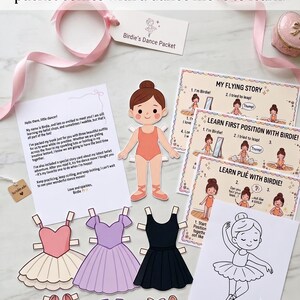 Paper Dancer Classics Collection | Printable Paper Doll Set: Ballerina, Disco & Lyrical Dancers