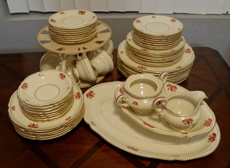 Vintage Castleton China jubilee Dishware Set Set Etsy