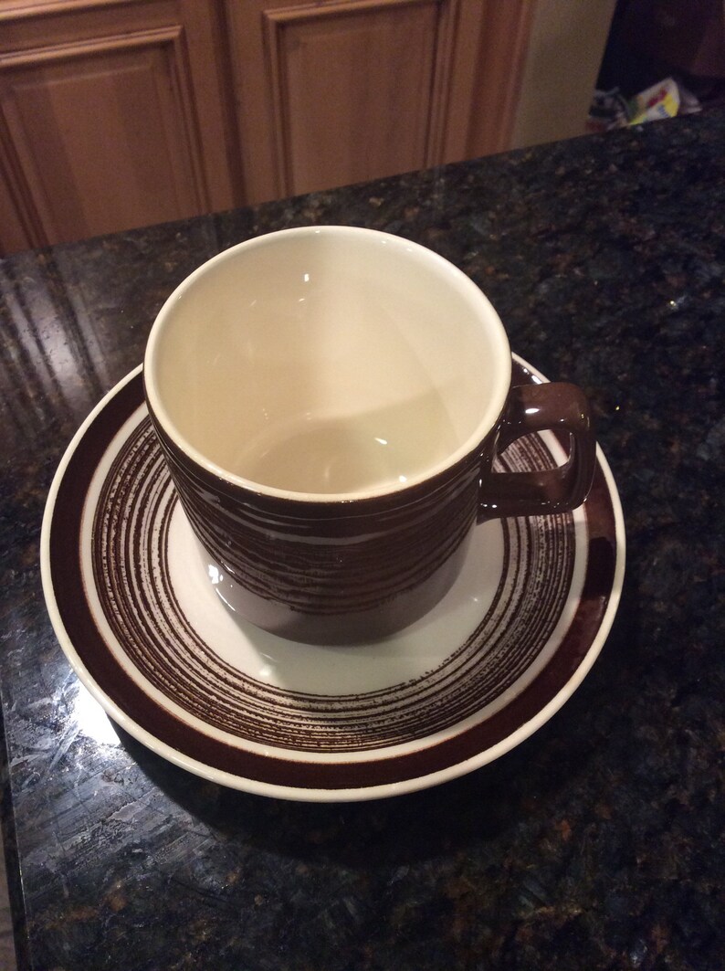 American Contemporary Ironstone Fantasia 4 piece place setting