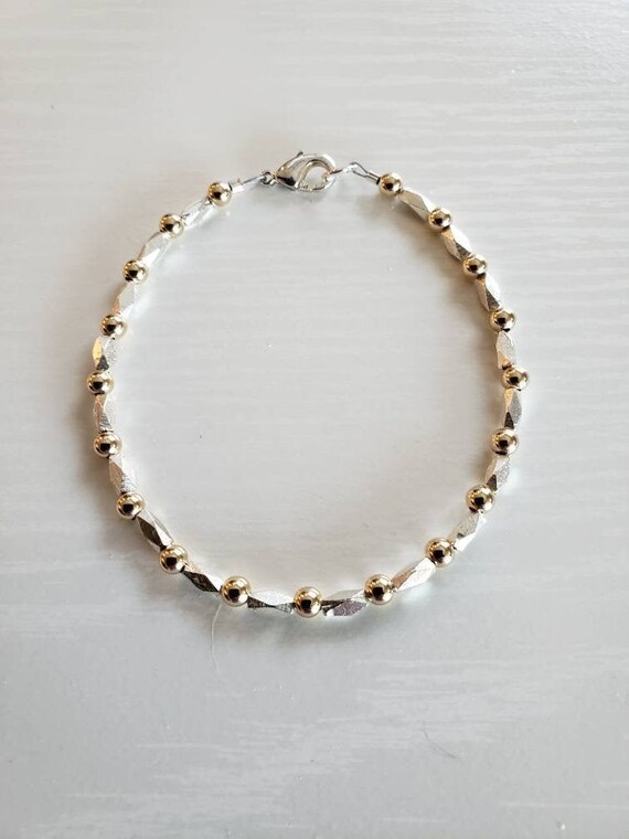 Karen Hill Tribe Silver, 14K Gold Fill Bracelet | 925 Sterling | Dainty, Minimalist, Stacking Bracelet | Gift Boxed