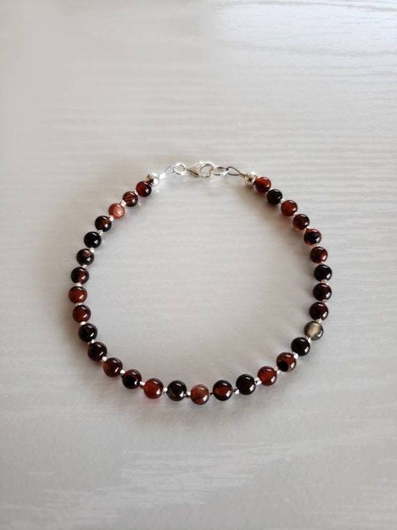 AAA++ Agate, Hill Tribe 925 Silver Bracelet | 925 Clasp & Findings | Made To Order | Gift Boxed