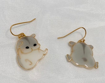 hamster earrings