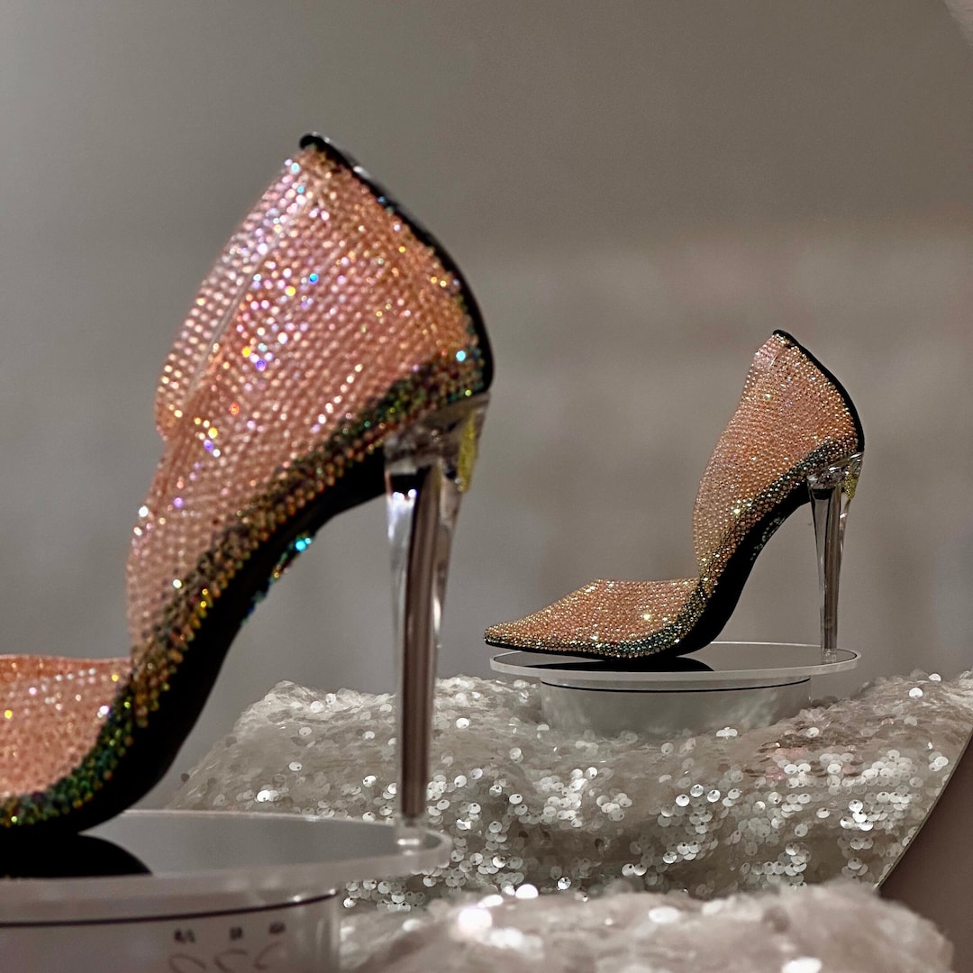 crystal tennis shoes