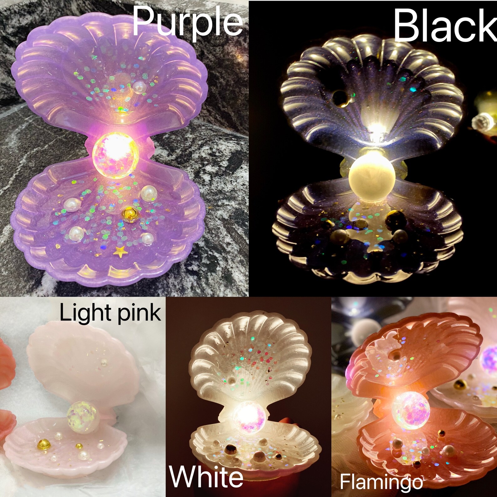 Playmobil Mermaid Pearl Shell Nightlight - Color-Changing LED Toy Set For Kids