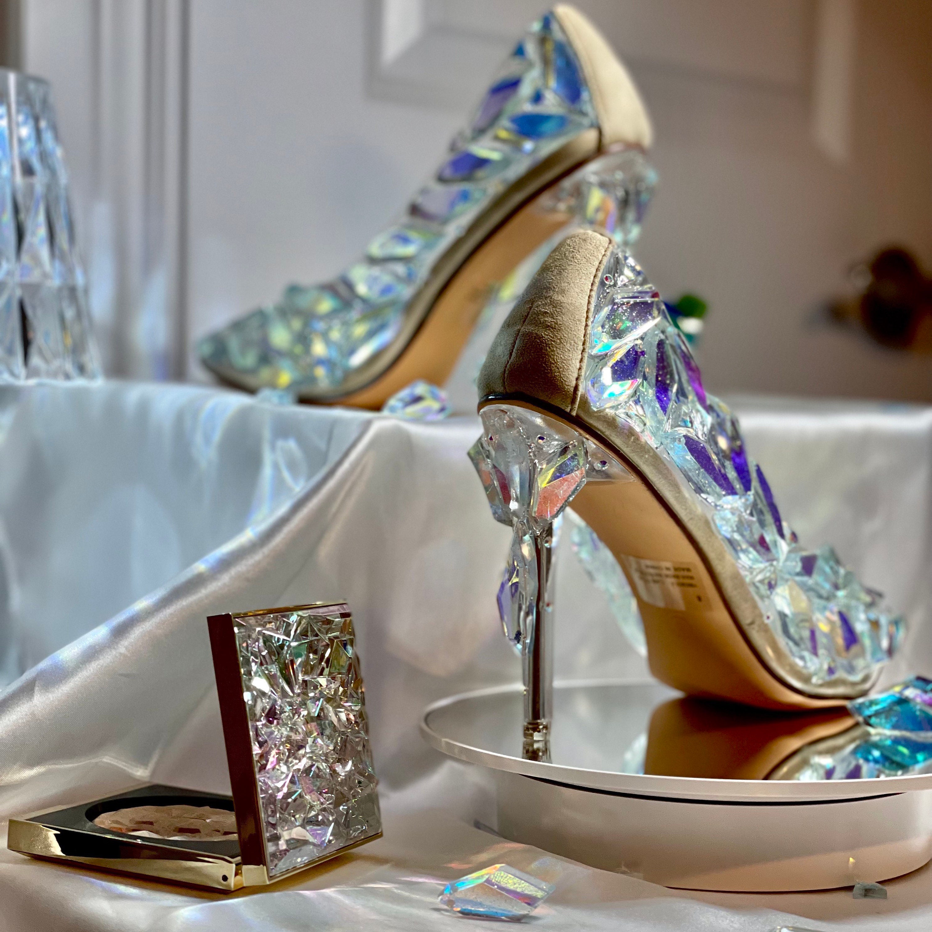 Glass slippers hotsell for wedding