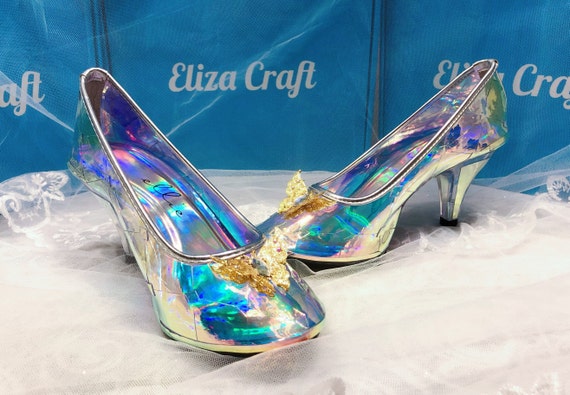 clear cinderella shoes