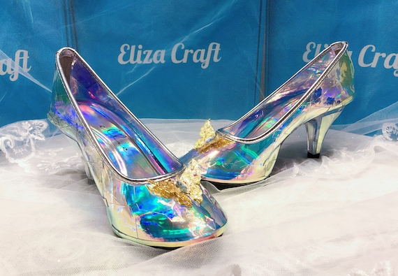 clear cinderella shoes