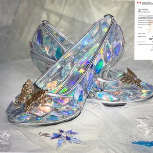 Zapatillas De Cristal Cenicienta Zapatos De Boda Con Zapatilla De
