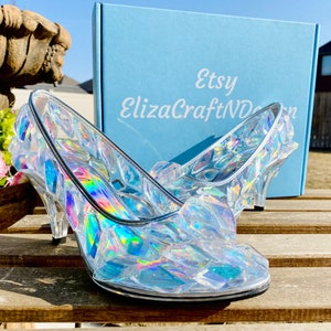 Wedding Cinderella Glass Slippers Fairytale Disney Cos Bridal 