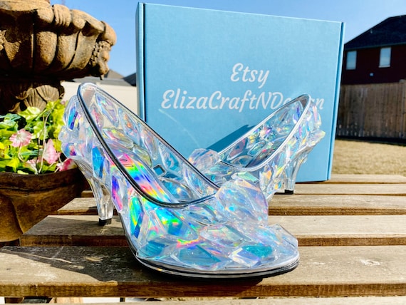 Cinderella Glass Shoe Decoration | Cinderella Shoe Crystal Glass - Crystal  Glass - Aliexpress