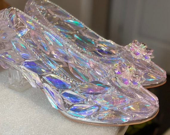 Glass Crystal Cinderella Slipper - Etsy