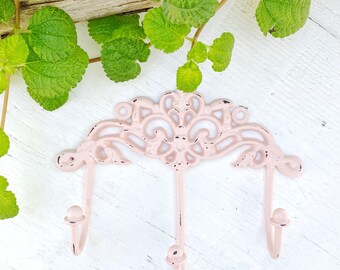 Painted Cottage Prairie Chic Cottage Home Keys Hook Shabby Chic Hook Cast Iron Hook