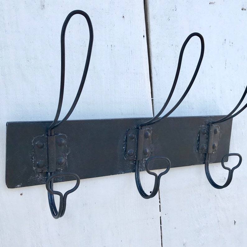 Farmhouse Hook Rack/ Retro Hook/ Triple Wall Hook/ Farm Style Etsy