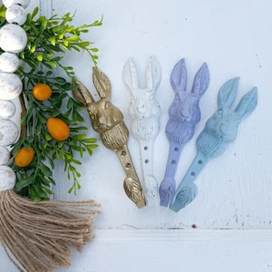 Rabbit Hook, Metal Rabbit Hook, Nursery Decor, Rabbit, Entryway Hook, French Provincial Decor, Spring Decor, Girls Room, Boys Room, Gift