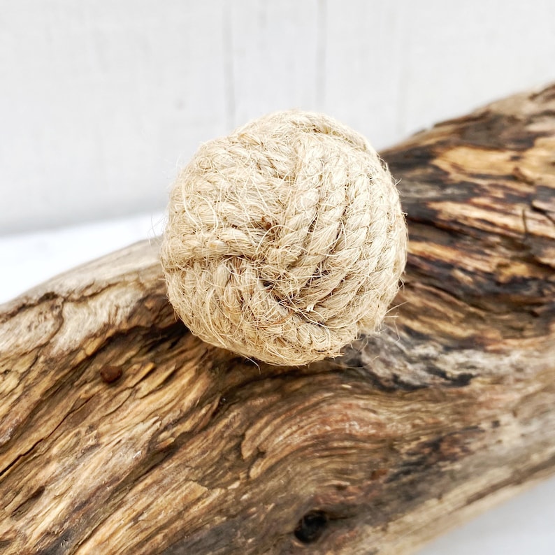 Nautical Jute knob/ Beach Knob/ Natural Jute knobs/ Etsy