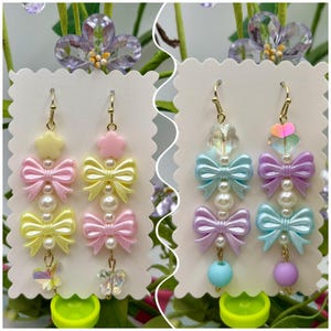 Mismatched Bow earrings