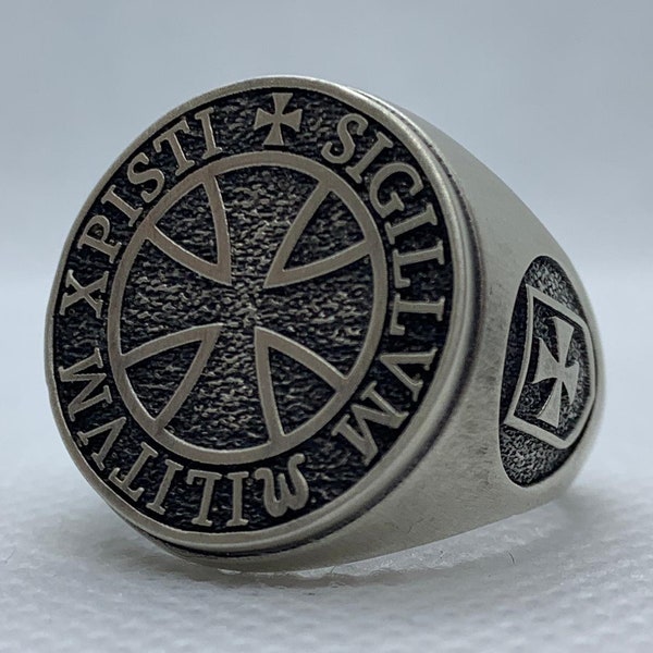 Knight Templar Ring - Etsy