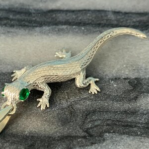Gex Lizard Pendant *10k/14k/18k White, Yellow, Rose, Green Gold, Gold Plated & Silver* Animal Gecko Newt Reptile Pet Charm Necklace Gift