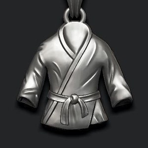 Kampfsport Gi Anhänger * 10k/14k/18k weiß, gelb, Rose, grün Gold, vergoldet & Silber * Karate Judo schwarz Gürtel Taekwondo Halskette Charme