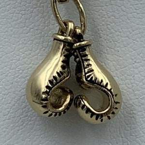 ヘイメーカー ボクシンググローブペンダント *10k/14k/18k ホワイト、イエロー、ローズ、グリーンゴールド、ゴールドメッキ&シルバー* ジムトレーナー UFC ファイターチャームネックレス