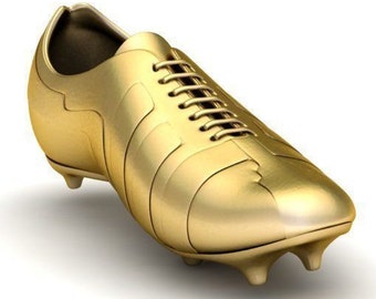 gold plated football cleats