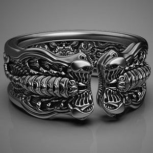 Venomous Scorpion Ring 10k/14k/18k White, Yellow, Rose, Green Gold, Gold Plated & Silver Animal Poison Biker Punk Gothic Men Thumb Gift image 1