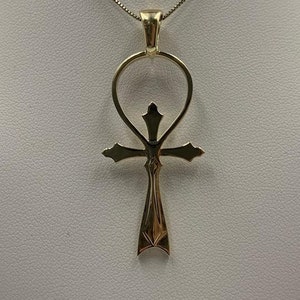 Camarilla Vampire Pendant *10k/14k/18k White, Yellow, Rose, Green Gold, Gold Plating & Silver* Demonic Symbol Gothic Punk Charm Necklace