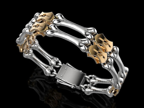 The Arm Bones Connected... Bracelet 10k/14k/18k White, Yellow 