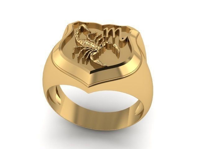 Scorpio gold best sale ring