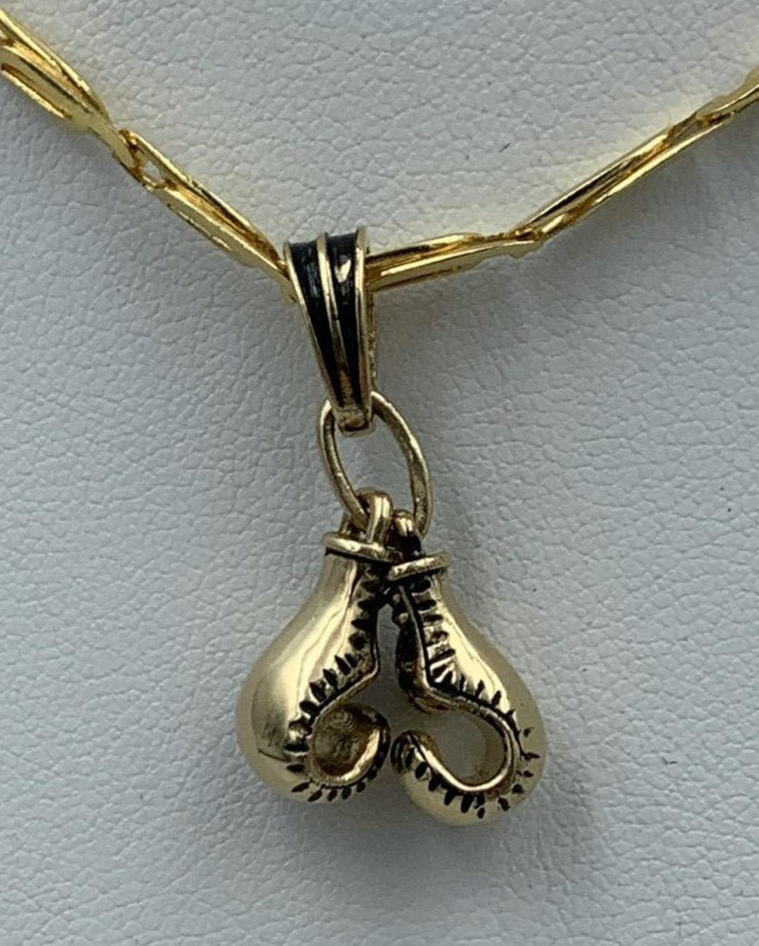 Haymaker Boxing Glove Pendant *10k/14k/18k White, Yellow, Rose