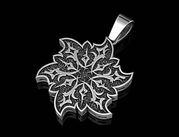 10Kイエローゴールド スノーフレークチャームネックレスペンダント 冬のファインジュエリー 女性へのギフトに 10k Yellow 並行輸入品 スノーフレイク ペンダント、ラージモデル 18K イエローゴールド