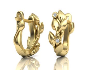 Natures Kiss Moissanite Earrings