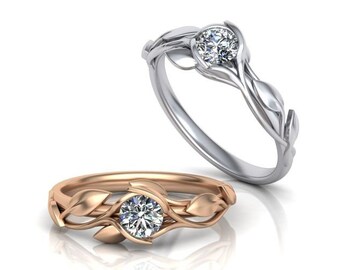 Natures Kiss Engagement Ring