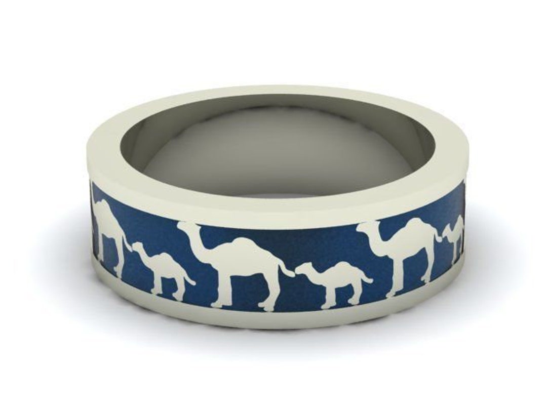 Camille Camel Ring *10k/14k/18k White, Yellow, Rose, Green Gold, Gold ...