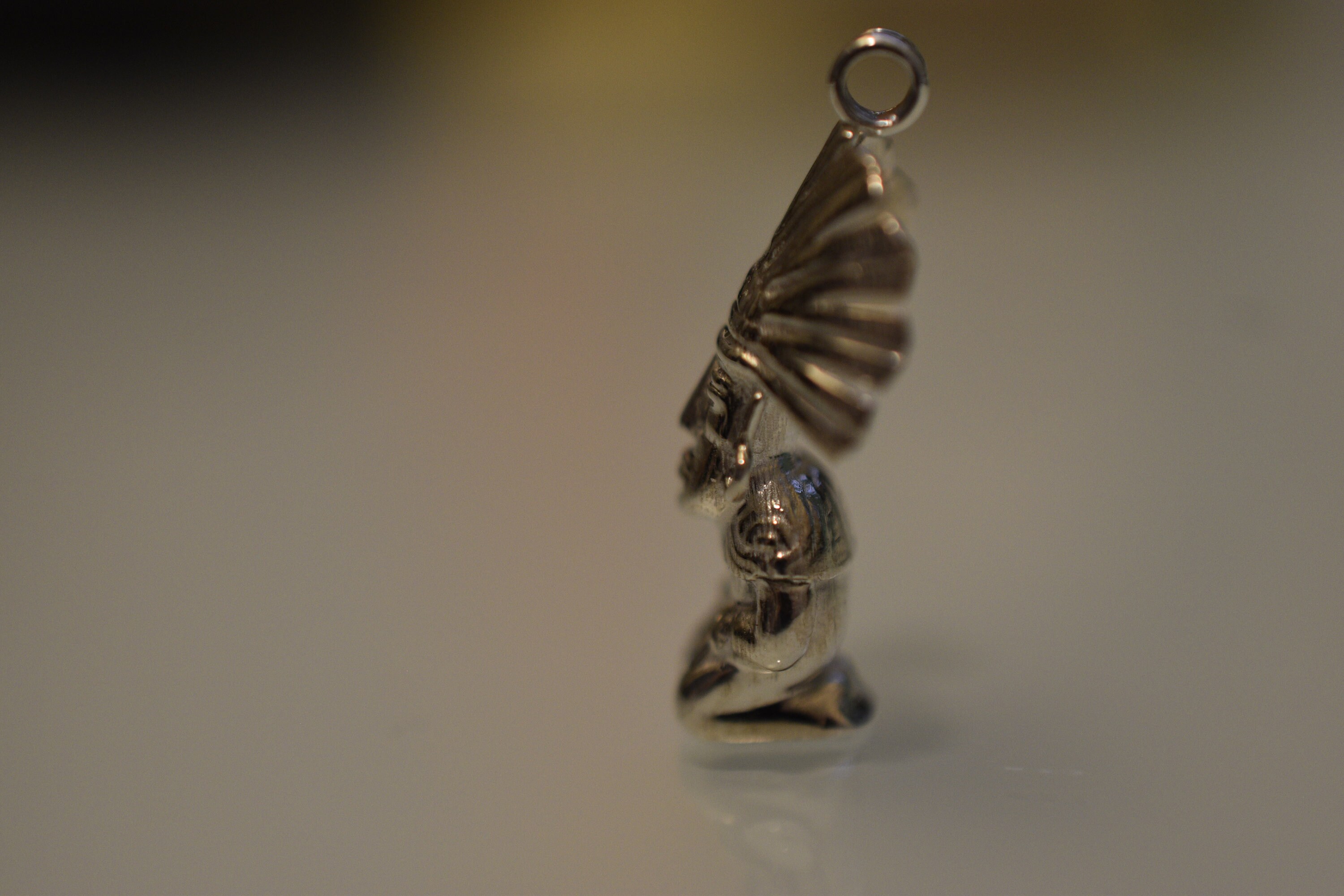 Tenochca Aztec Pendant *10k/14k/18k White, Yellow, Rose, Green Gold ...