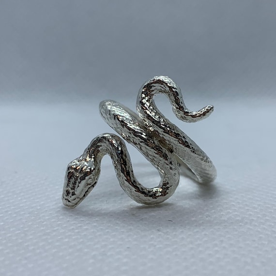Cobra Snake Ring *10k/14k/18k White, Yellow, Rose, Green