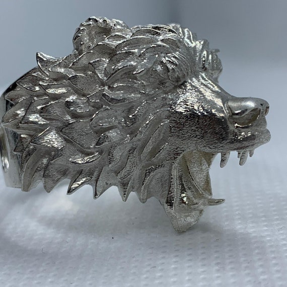 Grizzly Bear Ring *10k/14k/18k White, Yellow, Rose, Green