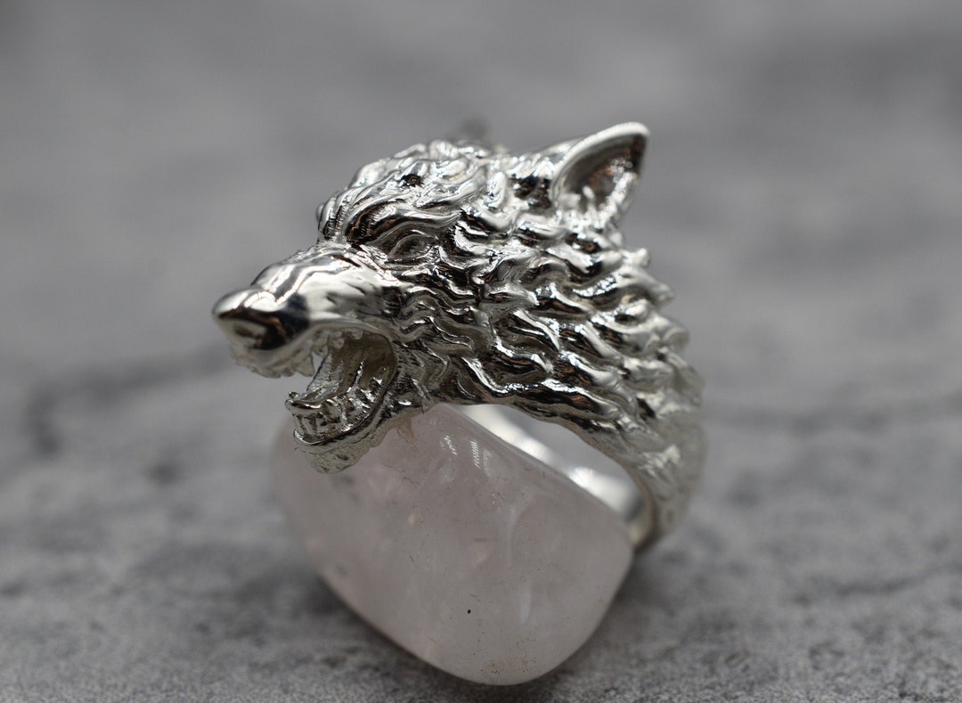 フルムーンウルフリング *10k/14k/18k ホワイト、イエロー、ローズ