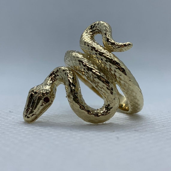 10k gold on sale snake ring