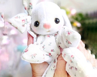 Organic Velboa Bunny Comforter: Baby's First Plush Toy