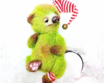 Details about OOAK Crochet Artist Miniature Hand-Made 5 way jointed doll Bear display gift Details about OOAK Crochet Artist Miniature Hand-Made 5 way jointed doll Bear display gift
