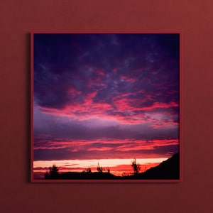 No. 58 "Dracula cried" - Physical Fine Art Photography Print - color print, medium format film photography, Rhodes, sunset, blood, poster