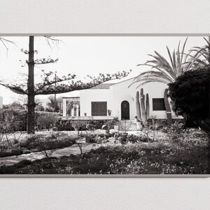 No. 99 &quot;Villa Betty&quot; - Physical Fine Art Photography Print, black and white print, 35mm film, minimal, poster, photo print, architecture